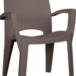 Spring – Пластиковый стул с высокой спинкой.